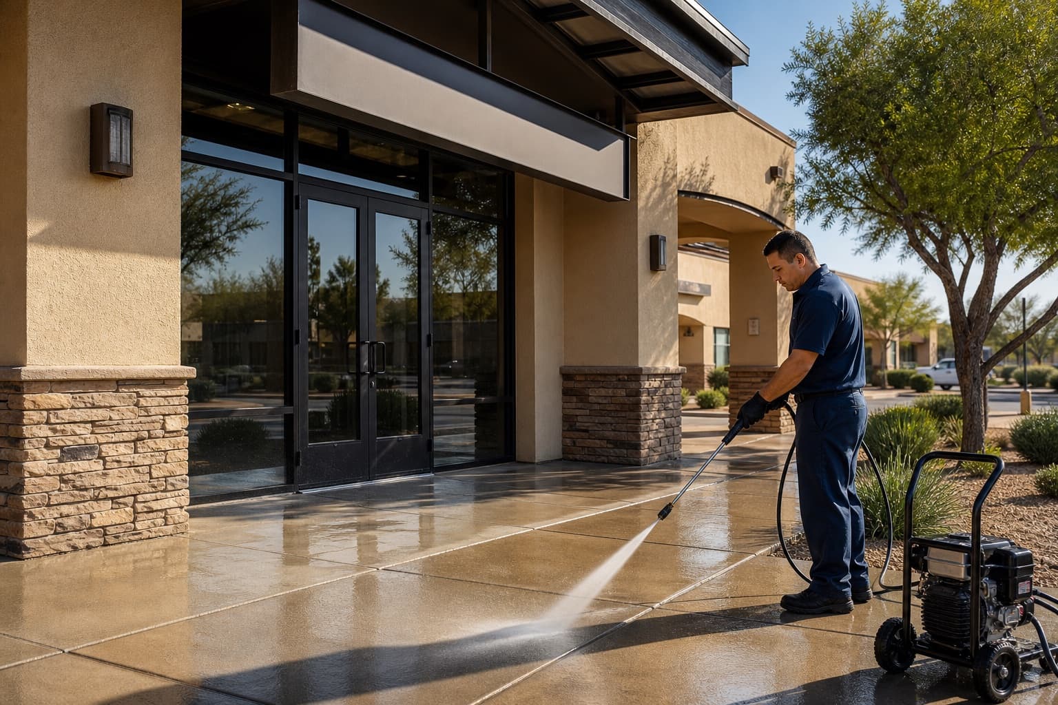 Storefront Walkway